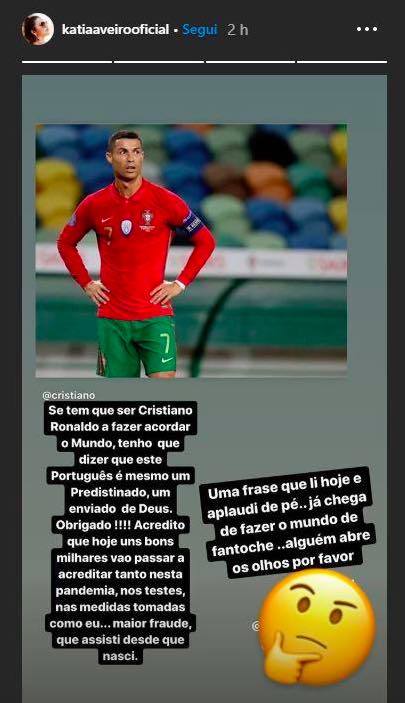 Katia Averio sorella di CR7 dichiarazioni polemiche sul covid