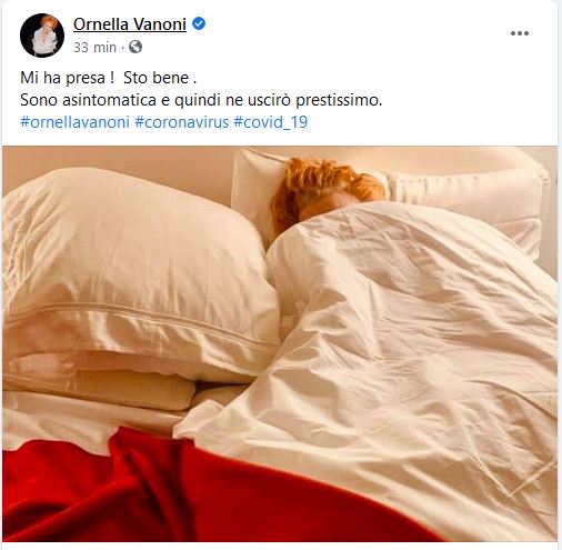 ornella vanoni covid-19