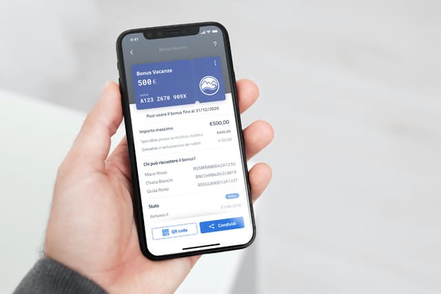 bonus vacanze app io