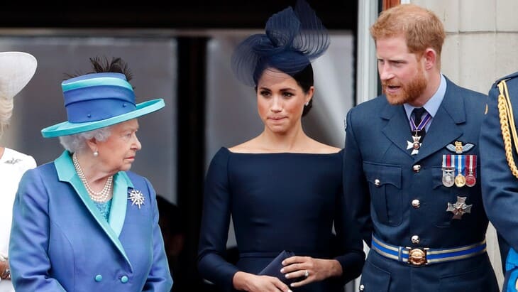 La Regina Elisabetta, Meghan e Harry