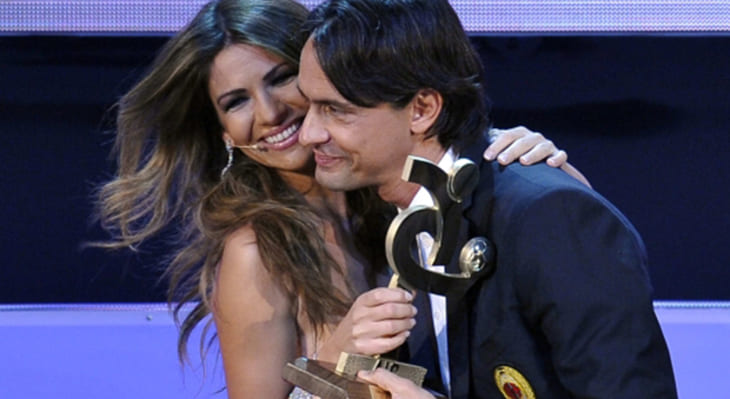 pippo inzaghi alessia ventura