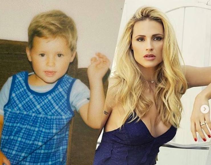 Michelle Hunziker bambina - Solonotizie24