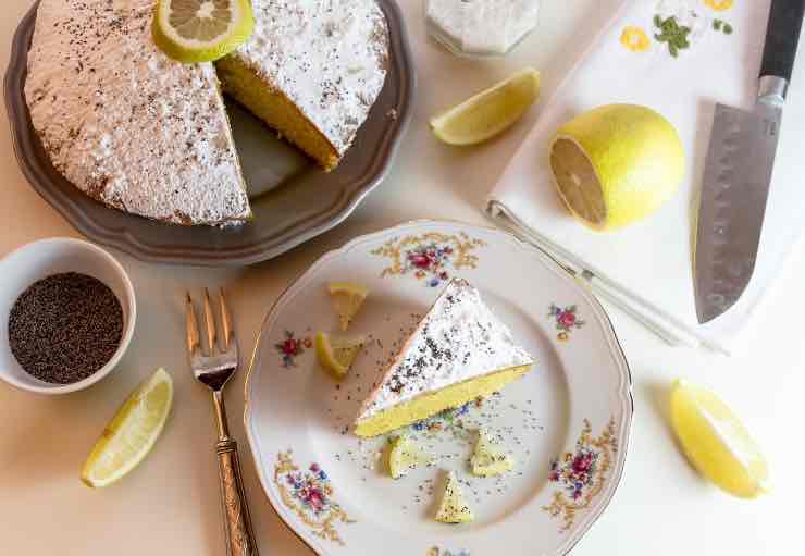 torta al limone