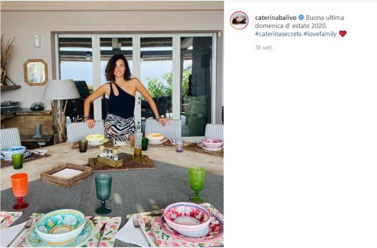 Caterina Balivo casa Argentario - Solonotizie24