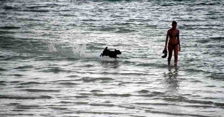 camminare in acqua