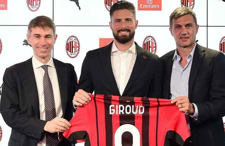 Giroud al Milan