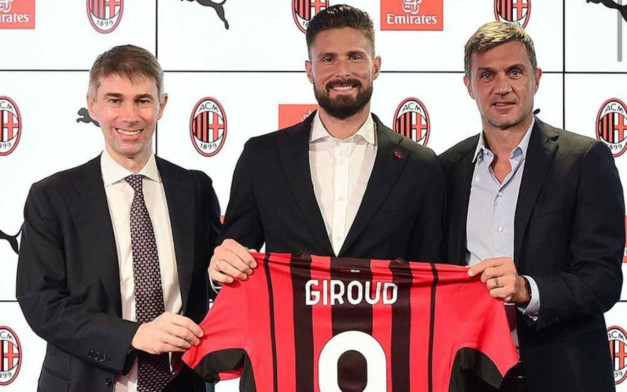 Giroud al Milan
