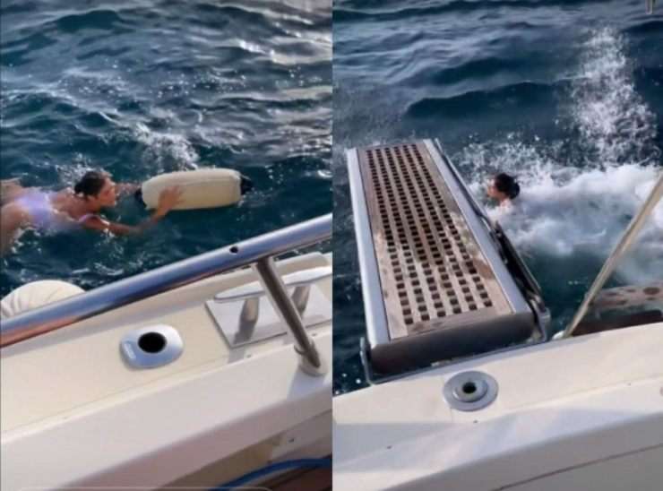 Elisa Isoardi paura mare - Solonotizie24