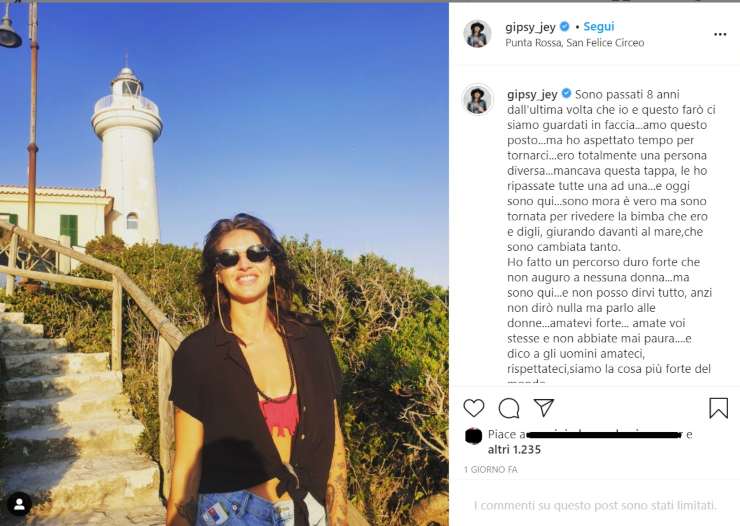 Jessica Antonini confessione Instagram - Solonotizie24