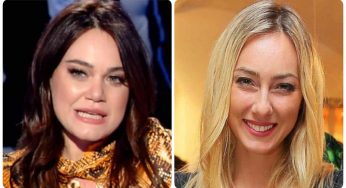 Romina Carrisi bacia il pancione della sorella Cristel: la tenera foto