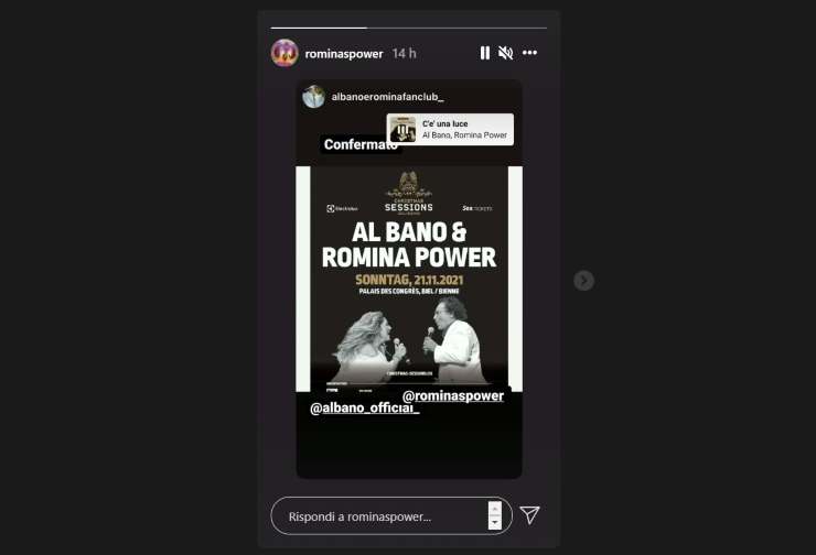 Albano e Romina annuncio - Solonotizie24