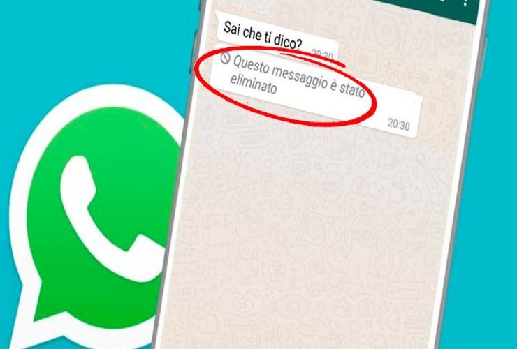 WhatsApp leggere messaggi eliminati - Solonotizie24