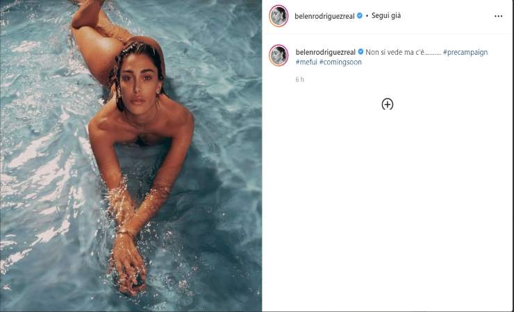 Belen Rodriguez senza veli - Solonotizie24