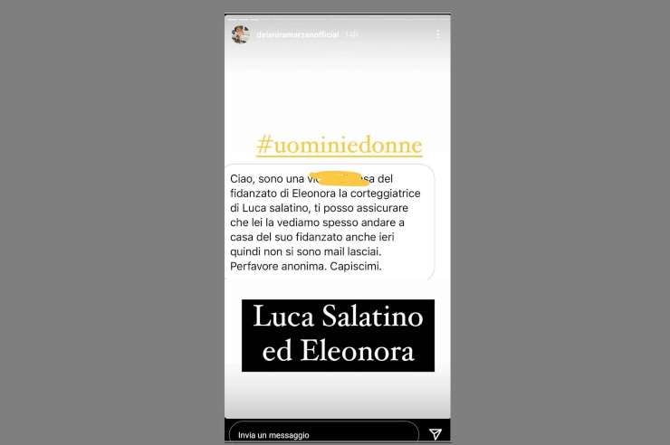 Eleonora beccata così Uomini e Donne - Solonotizie24