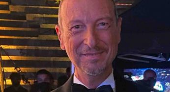Amadeus, avete mai visto l’ex moglie? Bellissima