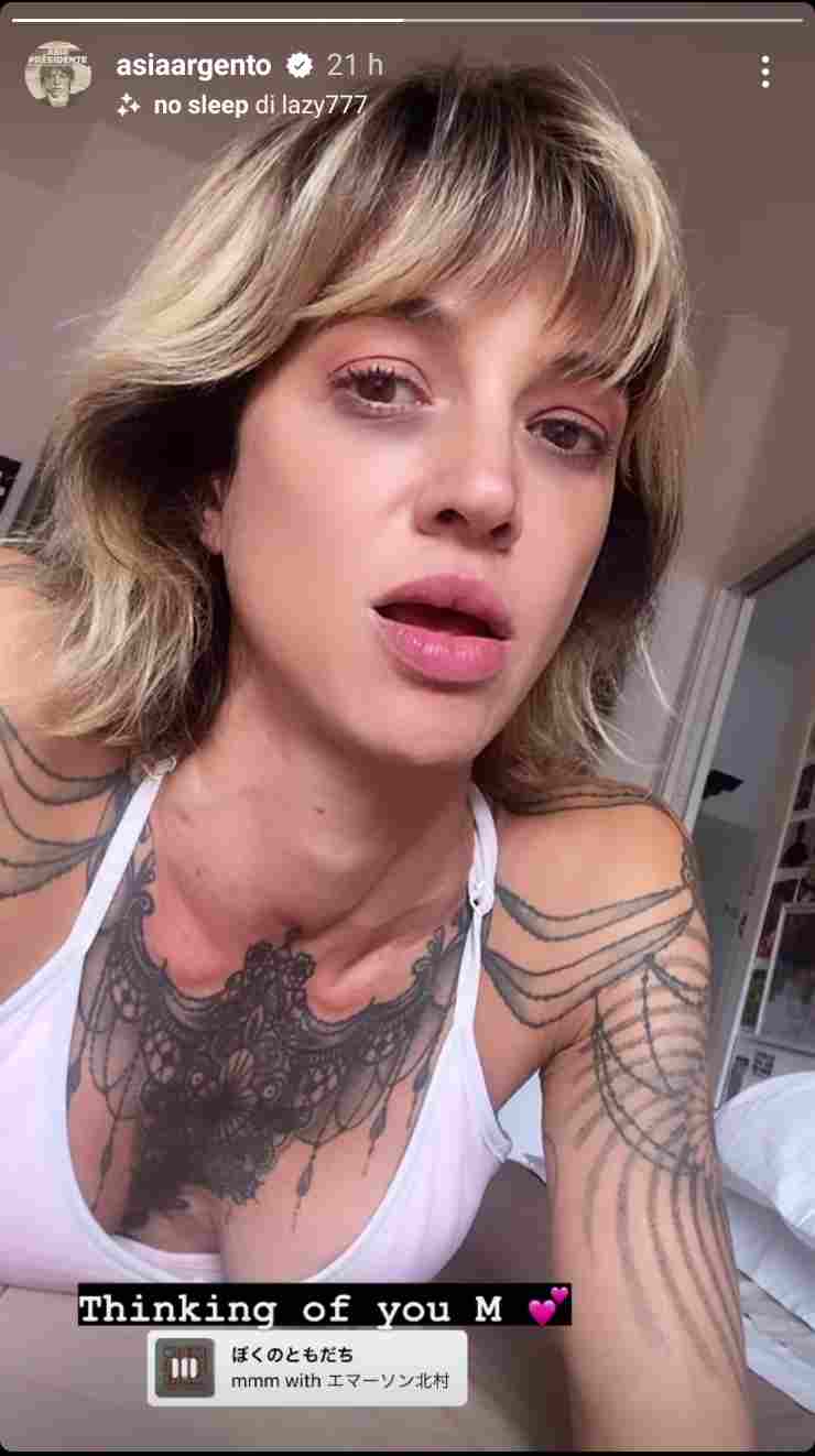 asia argento morgan amore